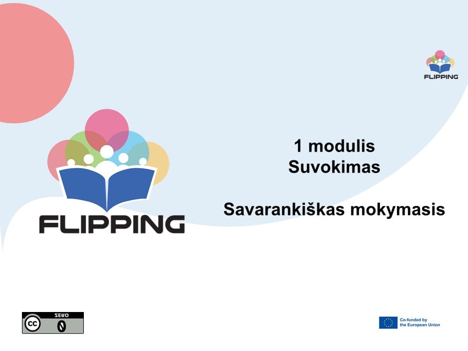 1 MODULIS: Suvokimas